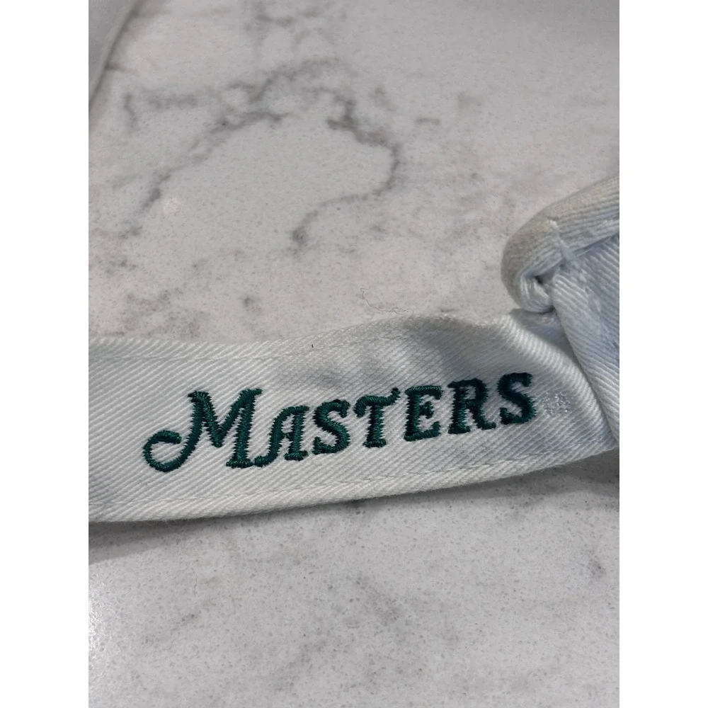 Masters Tournament Golf Visor American Needle White Cotton Adjustable‎ Hat